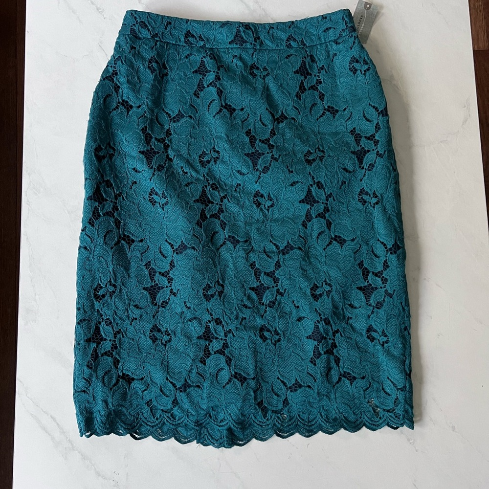 NWT Anthropologie Anisa Lace Pencil Skirt - Picture 5 of 12